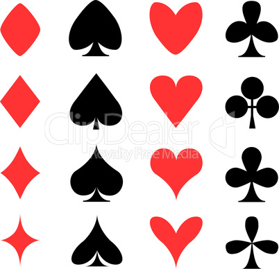 Colours for playing cards