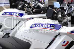 Polizeimotorräder