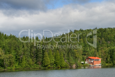 House at the Lake, Quebec, Canada