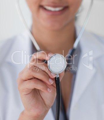 Close-up of a doctor