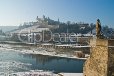 Würzburg im Winter