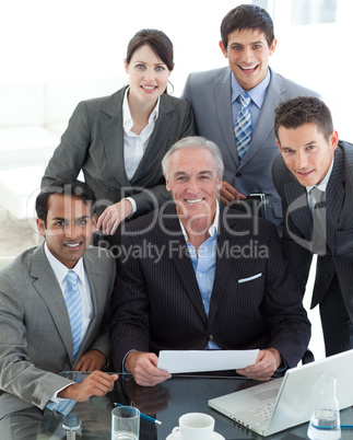 Portrait of a business group