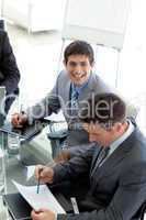 businessman in a meeting