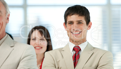 businessman with his colleagues