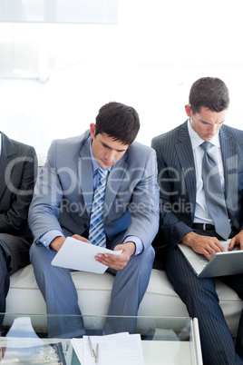 Concentrated Business people