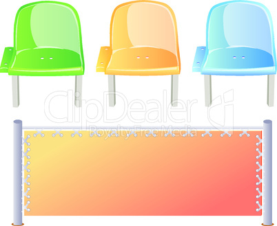 Colored seats