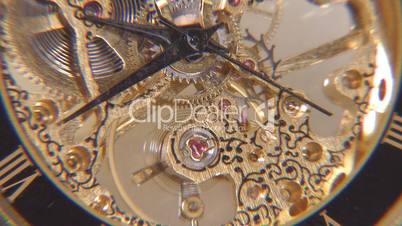 Mechanism of old watch working