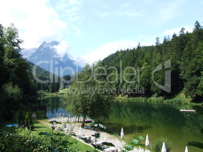 Riessersee bei Garmisch-Partenkirchen