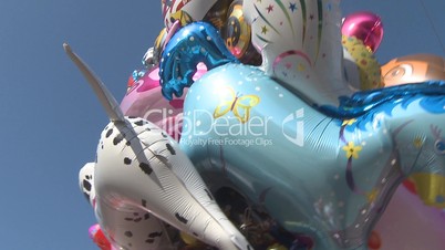 Colorful balloons at fair