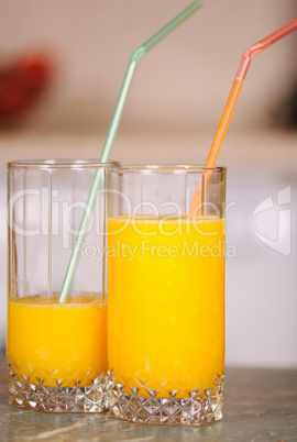 Juice in a glass