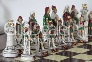 Chess Christmas Decorations, Tuscany, Italy