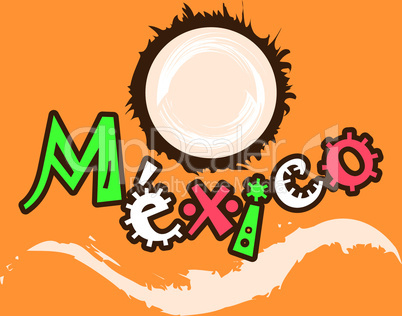 Mexican coconut logo