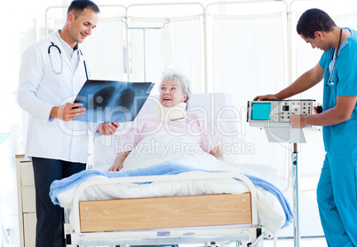 doctor with female patient