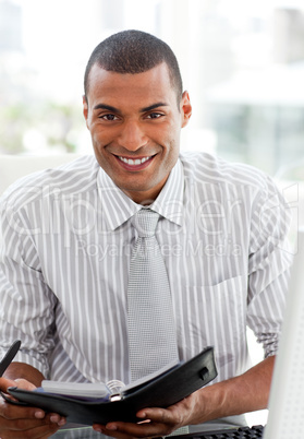 Smiling businessman