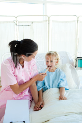 nurse with patient