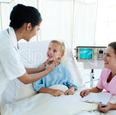 octor attending a young patient