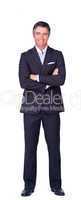 businessman with folded arms