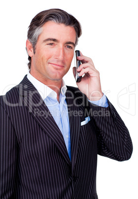 businessman using a mobile phone