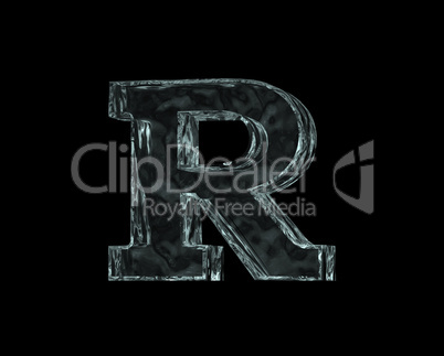 frozen letter R