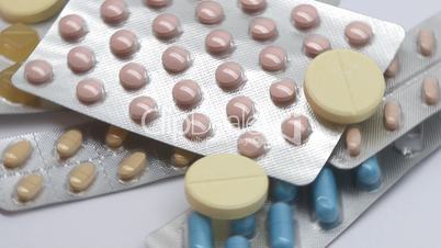 Some medicines pills rotate