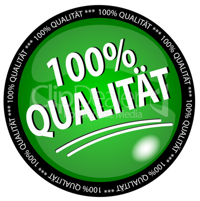 100% Qualität Button