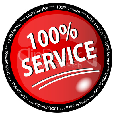 100% Service Button