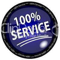 100% Service Button