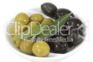 Oliven mit Blatt