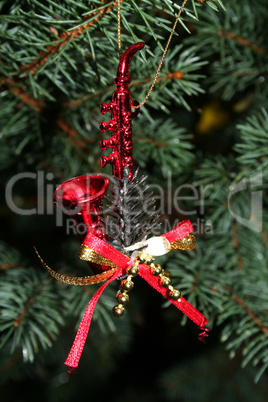 Weihnachtsbaumschmuck Saxophon