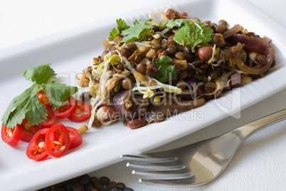 Indian lentil salad