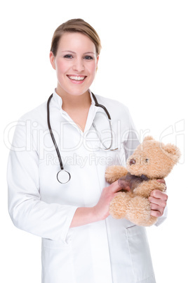 Doctor with teddy