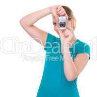 Woman With Digital Camera