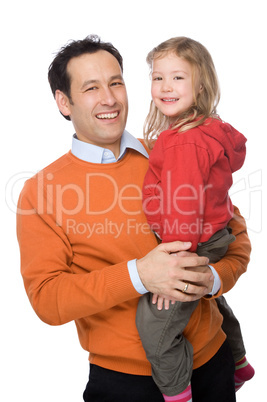 Father with daughter