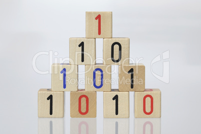 Blocks with binary code