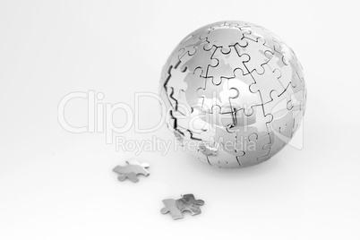 Puzzle Globus