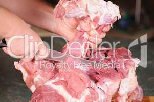 Meat cutting