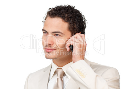 businessman on phone