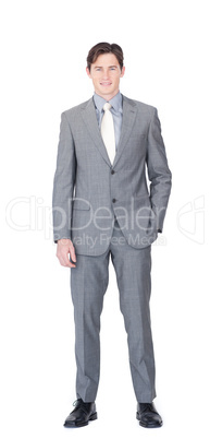 charismatic businessman standing