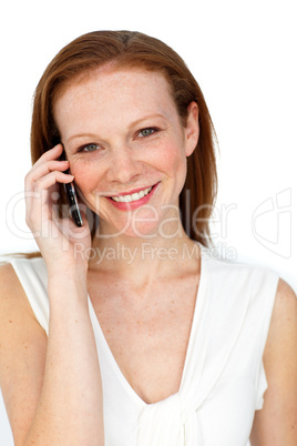 businesswoman on phone