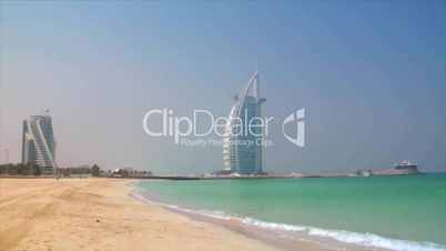 Jumeirah beach pan with Burj al Arab