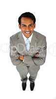 businessman with folded arms