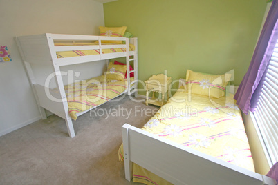 Twin and Bunk Bedroom