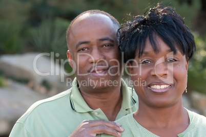 Attractive Happy African American Couple