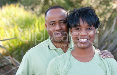 Attractive Happy African American Couple