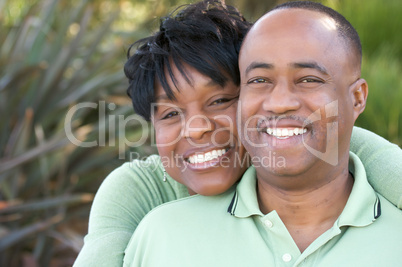 Attractive Happy African American Couple