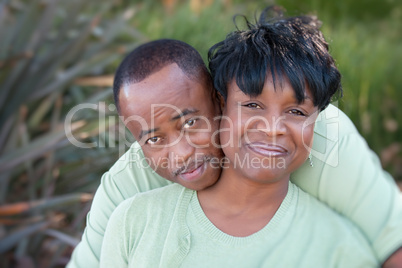 Attractive Happy African American Couple