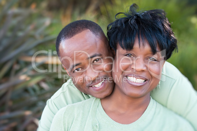 Attractive Happy African American Couple