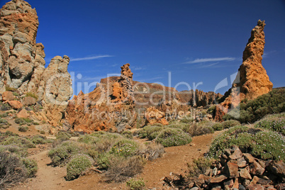 Steinformation im Teide-Nationalpark - Teneriffa
