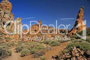 Steinformation im Teide-Nationalpark - Teneriffa