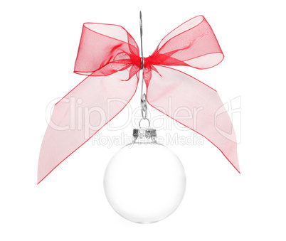 One Crystal Clear Holiday Bulb Decoration